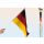 Kunststoff-Römerhelm - Deutschlandflagge - ca. 27,5 x 22,5 cm - Art. 00/0988 - Fanartikel Deutschland zur WM oder EM