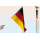 Kunststoff-Römerhelm - Deutschlandflagge - ca. 27,5 x 22,5 cm - Art. 00/0988 - Fanartikel Deutschland zur WM oder EM