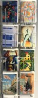 Sortiment Kunstkarten ohne Drehständer - 64 Dekore Doppelkarten mit Briefumschlag á 5 Stück - 320 Kunstkarten, sortiert