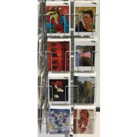 Sortiment Kunstkarten ohne Drehständer - 64 Dekore Doppelkarten mit Briefumschlag á 5 Stück - 320 Kunstkarten, sortiert