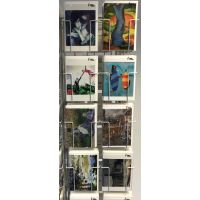 Sortiment Kunstkarten ohne Drehständer - 64 Dekore Doppelkarten mit Briefumschlag á 5 Stück - 320 Kunstkarten, sortiert