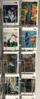 Sortiment Kunstkarten ohne Drehständer - 48 Dekore Doppelkarten mit Briefumschlag á 5 Stück - 240 Kunstkarten sortiert