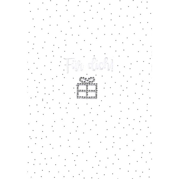 Allgemeine Glückwünsche - Für dich - Serie Diamond - Glückwunschkarte im Format 11,6x16,6cm mit Briefumschlag