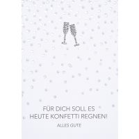 Allgemeine Glückwünsche Sektgläser Diamond...