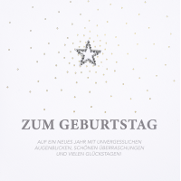 Geburtstag quadratische Glückwunschkarte mit...