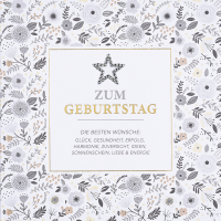 Geburtstag quadratische Glückwunschkarte mit...
