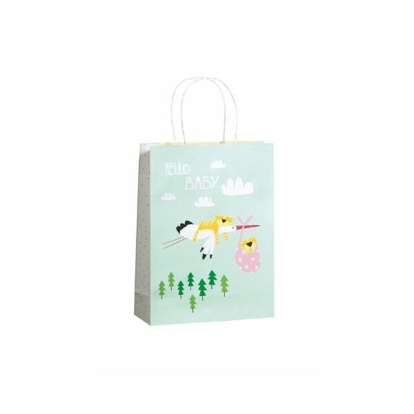 Baby - Geburt - Freudiges Ereignis - Geschenktasche - B24 x T9 x H32cm - 2024