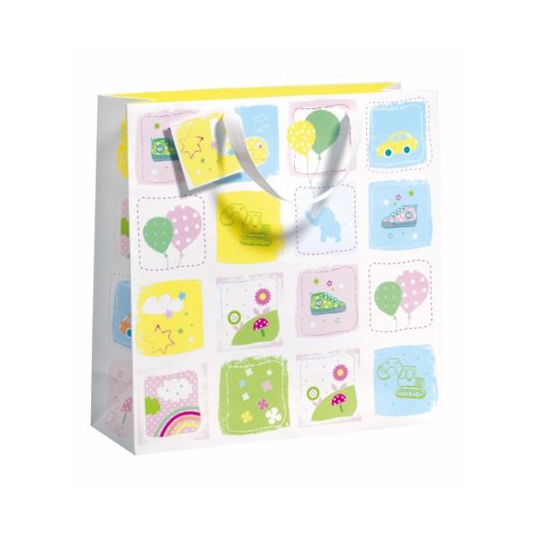 Baby - Geburt - Freudiges Ereignis - Geschenktasche - B33 x T12 x H33cm - 2023