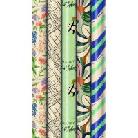 Sortiment Geschenkpapier Awaking Nature folienfrei 25...