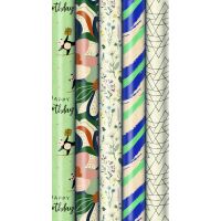 Sortiment Geschenkpapier Awaking Nature folienfrei 25...