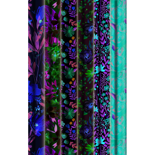 Sortiment Geschenkpapier Präsenta Blumen-Flowers - 60 Röllchen UVP: € 1,95 - Bundle