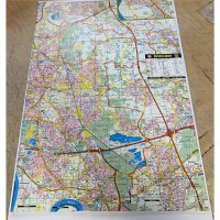 Stadtplan Düsseldorf Bogen - 67x100 cm Geschenkpapier-Bogen - 2023