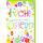 Ostern Karte mit Umschlag bunte Buchstaben Eieranhänger Blumen