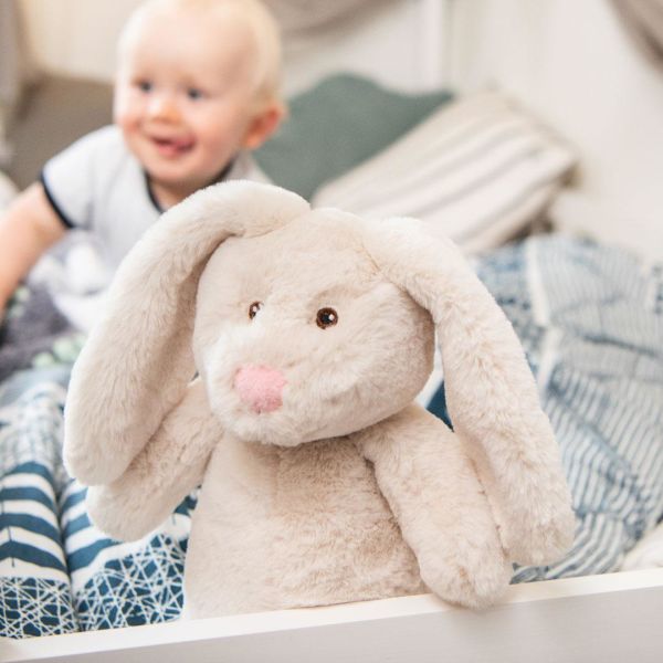 Stofftier Schmusetier Minifeet Kuscheln mit Qualität Höhe: 25 cm RecycleHase
