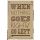 Postkarte True Words When nothing goes right, go left
