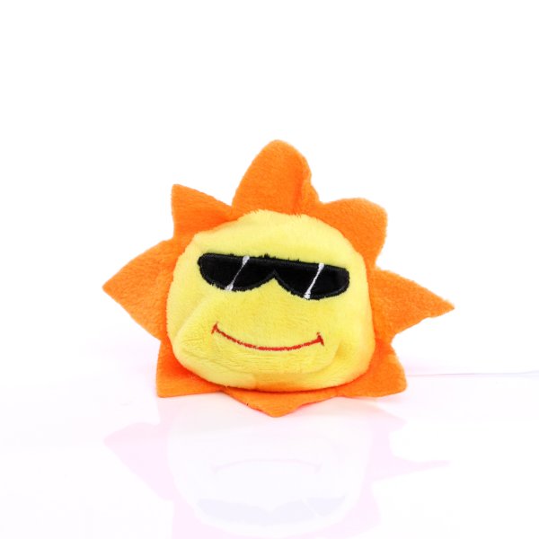 Sonne mit Sonnenbrille - Schmoozies - Tabletreiniger - Displayreiniger - Minifeet - kleines Stofftier