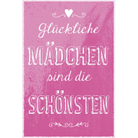 Postkarte True Words Glückwunschkarte...