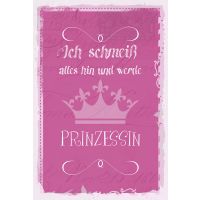 Postkarte True Words Glückwunschkarte "Ich...
