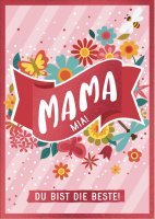 Geburtstag - Flashlight - Soundkarte und Lichtkarte im Format 14,8 x 21,0 cm - "Mamma Mia! - Du bist die Beste" - Lied "Mammamia" (Coverversion)