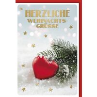Weihnachten Stella Weihnachtskarte mit Umschlag Herzliche...