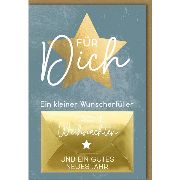 Weihnachten Geldkarte Weihnachtskarte mit Umschlag Für Dich