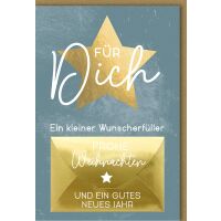 Weihnachten Geldkarte Weihnachtskarte mit Umschlag...