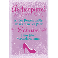 Postkarte True Words Glückwunschkarte...