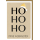 Weihnachtskarte mit Umschlag Ho Ho Ho Mütze