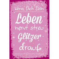 Postkarte True Words Glückwunschkarte "Wenn...
