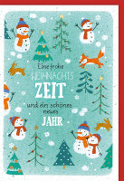 Weihnachten - Karte mit Umschlag - Eine frohe...