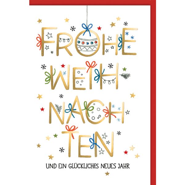 Karte Frohliche Weihnachten
