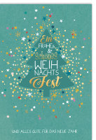 Weihnachten - Karte mit Umschlag - ein frohes...