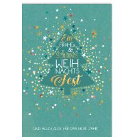 Weihnachtskarte mit Umschlag ein frohes Weihnachtsfest...