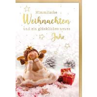 Weihnachten Himmlische Weihnachten lachender Engel...