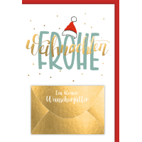 Weihnachten Geldgeschenkkarte Frohe Weihnachten...