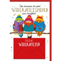 Weihnachten Geldgeschenkkarte Frohe Weihnachten mit...