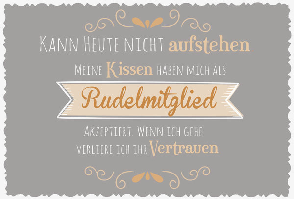 Postkarte - True Words - Glückwunschkarte im Format 11,5 x 17 cm - Verlag Dominique