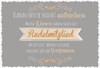 Postkarte - True Words - Glückwunschkarte im Format...
