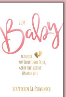 Geburt – Baby – Freudiges Ereignis - Karte...