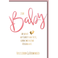 Geburt Baby Freudiges Ereignis Karte mit Umschlag Zum...