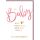 Geburt Baby Freudiges Ereignis Karte mit Umschlag Zum Baby mit Spruch, rosa