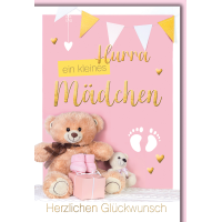 Geburt Baby Freudiges Ereignis Glücksmomente Karte...