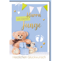 Geburt Baby Freudiges Ereignis Glücksmomente Karte...