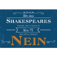 Postkarte True Words Glückwunschkarte "Um aus...
