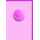 Ohne Text Karte mit Umschlag rosa Smiley