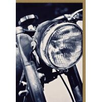 Ohne Text Karte mit Umschlag Motorradlicht schwarz...
