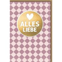 Geburtstag Glückwunschkarte mit Umschlag Liebe...