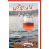 Geburtstag La Vida Glückwunschkarte mit Umschlag...