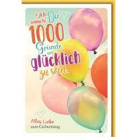 Geburtstag La Vida Glückwunschkarte mit Umschlag...