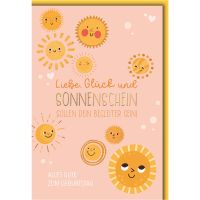 Geburtstag Glücksmomente Glückwunschkarte mit...